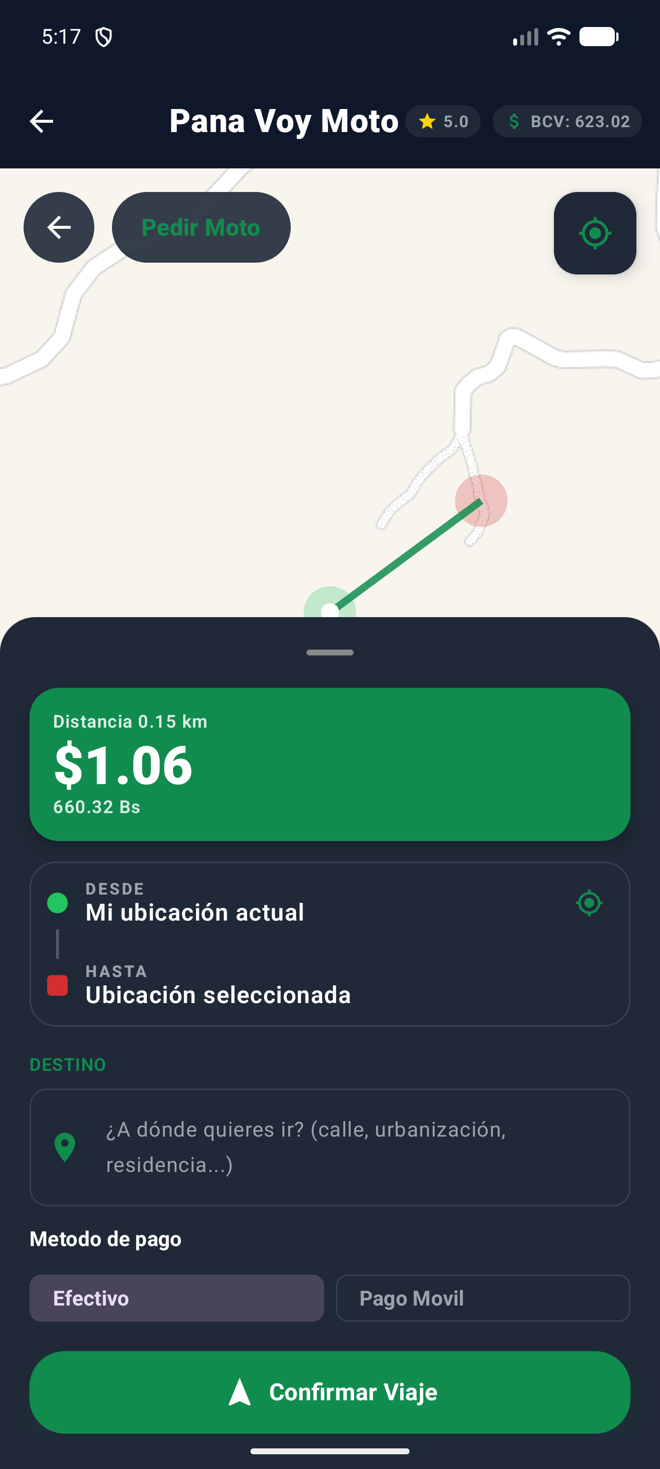 Confirma el Moto Taxi